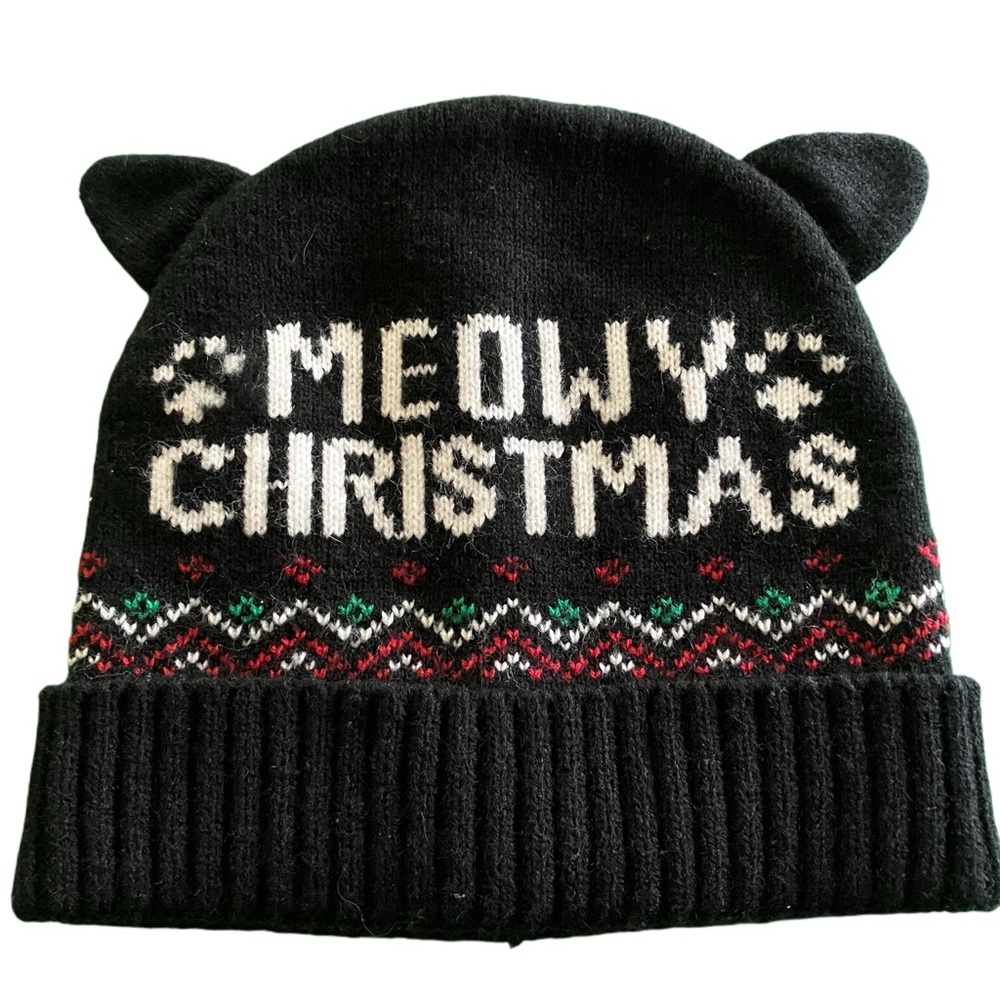 Christmas cat toque one size